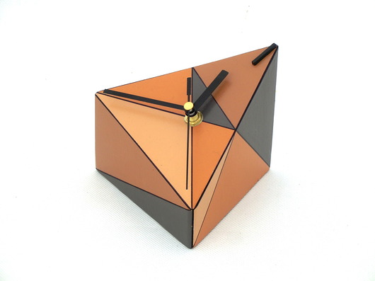 Zegarek Geometryczny SPICY Clock Wood Studio