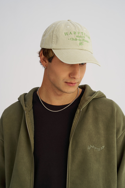 czapki i kapelusze męskie Sprana czapka z daszkiem VINTAGE beżowa