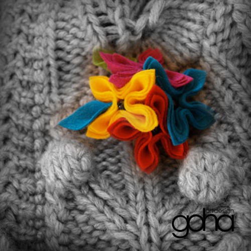 Colours - Biżuteria Autorska -zamówienie FlowerFelt Design
