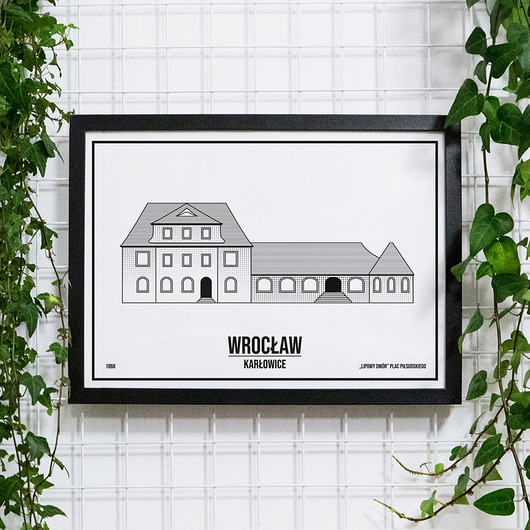 Plakat Wrocław - Karłowice - sitodruk Pracownia Witryna