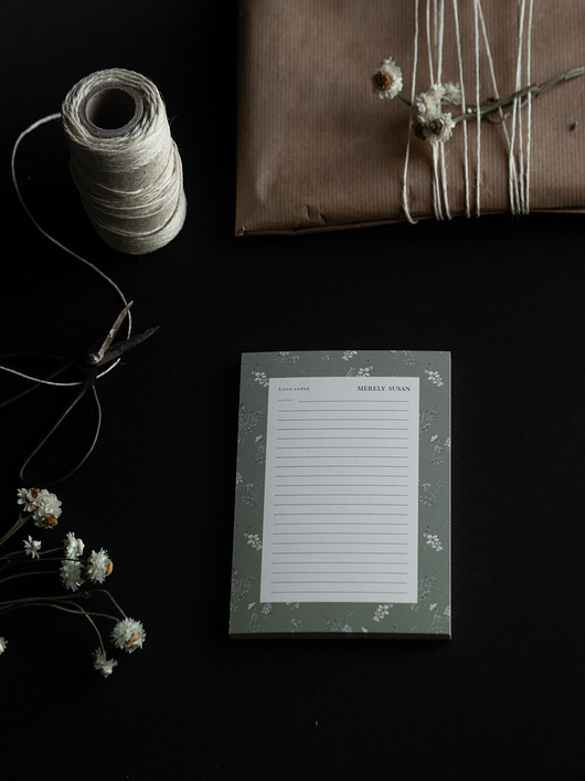 Notes, lista zadań A6 Merely Susan