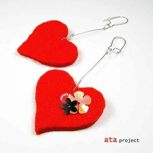 kolczyki Valentine&#8... Asymmetric ata projekt
