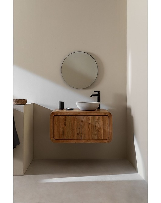 szafki Szafka Drewniana Szafka Łazienkowa Wisząca Lorraine 90 cm