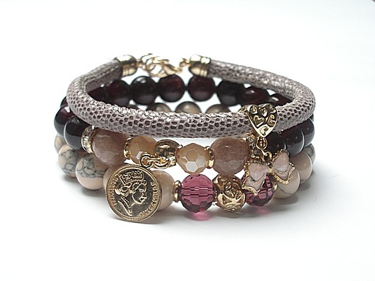 Burgund, cocoa and nude  /09.11.15/ - set KiKa pracownia