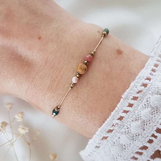 bransoletki z kamieni naturalnych bransoletka z jaspisem