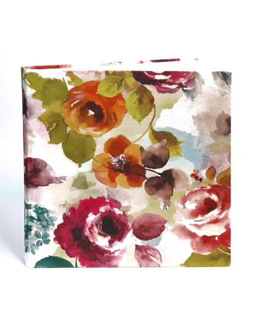 Album tradycyjny ślubny w Peonie 30x30 Pracownia Introligator Gliwice