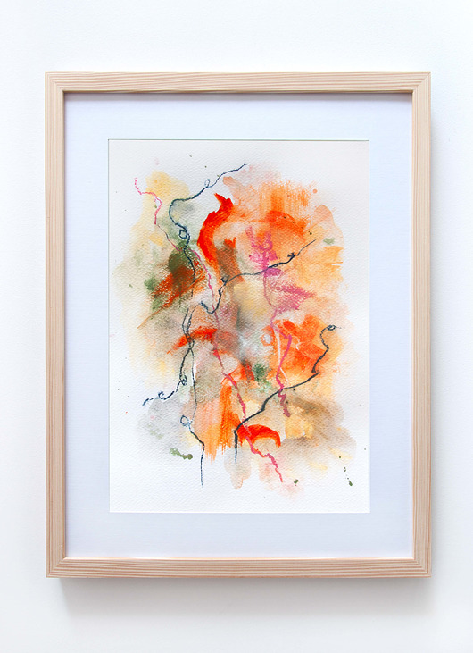 obrazy ORYGINAŁ - Stain No.13 - 21 x 30 cm