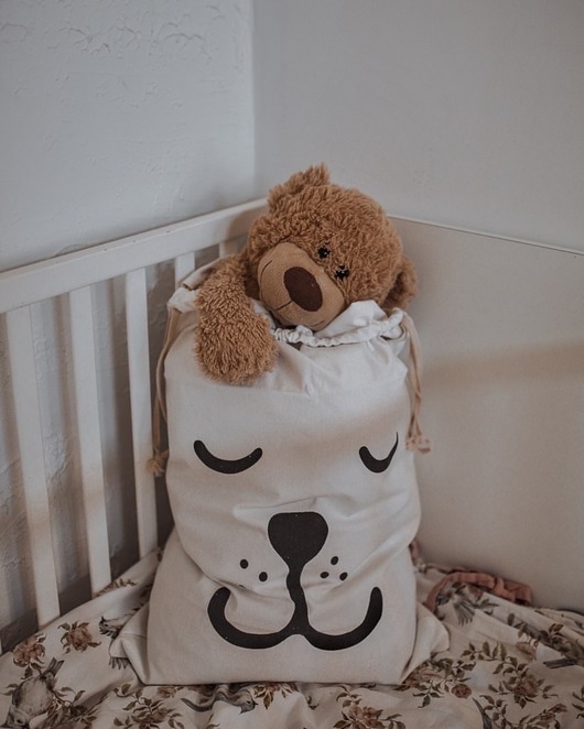 worek / kosz na zabawki miś HappyDeco 