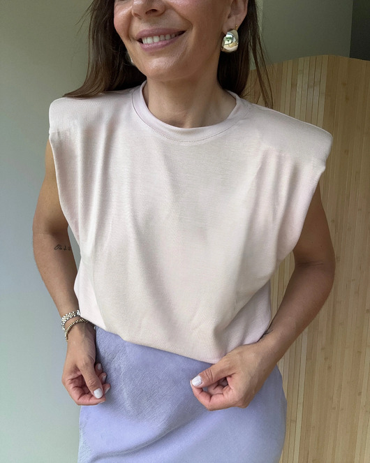 topy damskie Top Noble pink pastel super soft