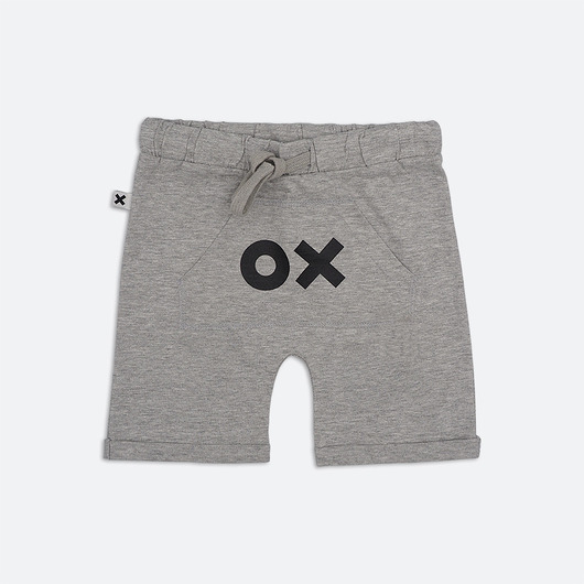 shorty dla chłopców Basic Shorts - GRAY MELANGE