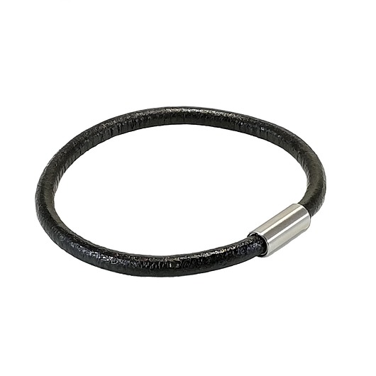 Bransoletka Black Leather Siplicyty kaminskydesign