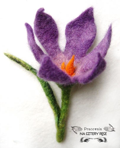 Broszka KROKUS WIZUARION