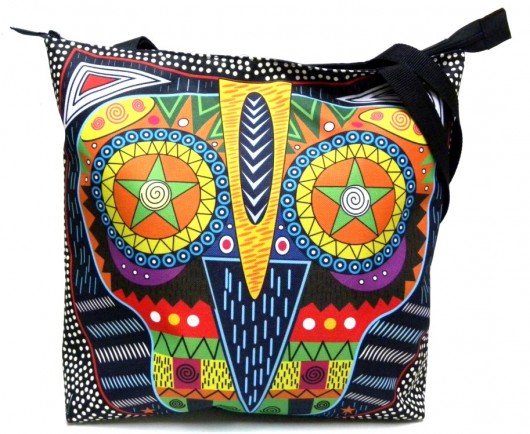 Duża torba na zamek z autorskim motywem:) Gaul Designs