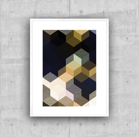 plakat 100x70 CUBE 1 ED design for fun