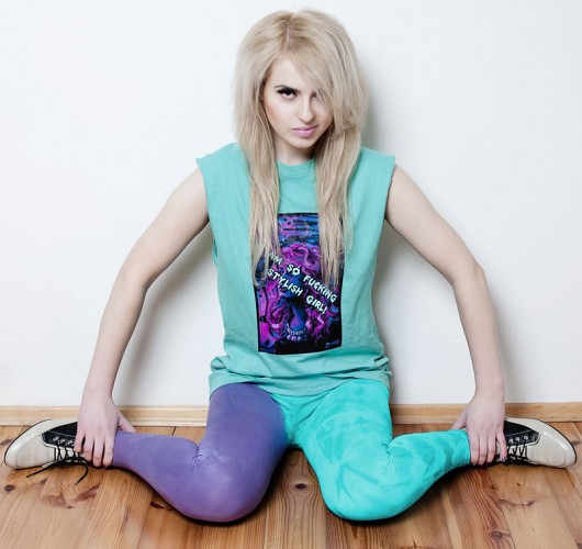Dwukolorowe legginsy DarkSugarWear