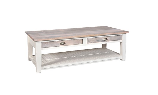 Stolik dekoracyjny, kawowy Bristol White, 100 cm Home Design