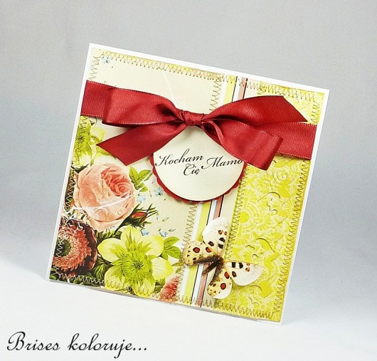 Kocham Cię  Mamo Brises koloruje