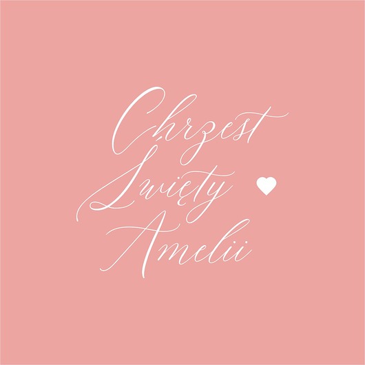 Chrzest Św. indywidualne zamówienie La Dolce Design
