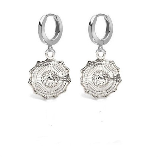 kolczyki pozłacane Kolczyki  AMULETY-srebro, złoto 24K, różowe złoto 18K