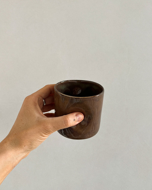 kubki PINCH Mug No. 1  Kubek kamionkowy 230 ml Brąz