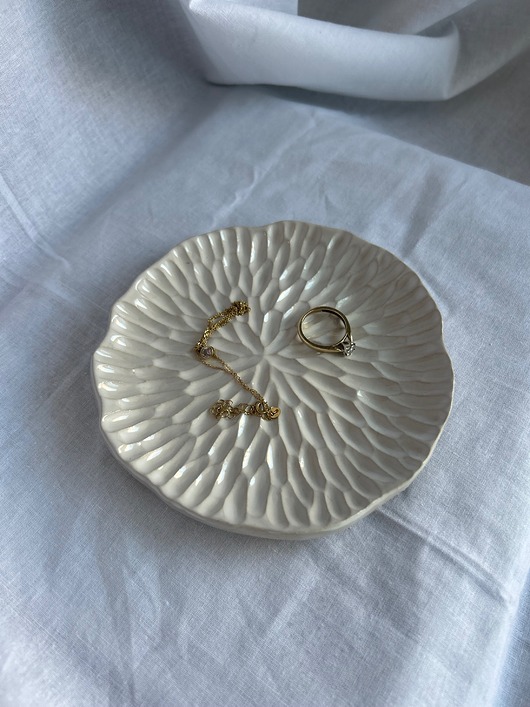 patery i talerze Talerz do serwowania, ozdobny, talerz na biżuterię ręcznie robiony, ceramika