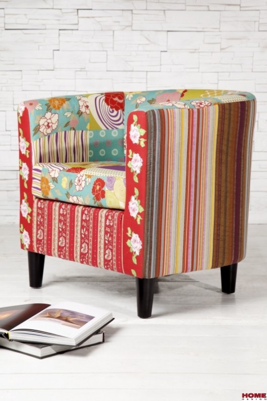  Fotel Patchwork, Owal Home Design