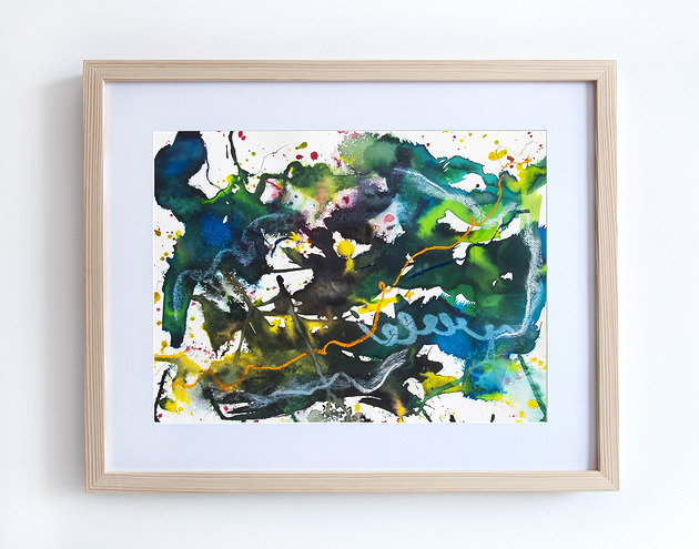 obrazy ORYGINAŁ - Stain No.6 - 30 x 40 cm