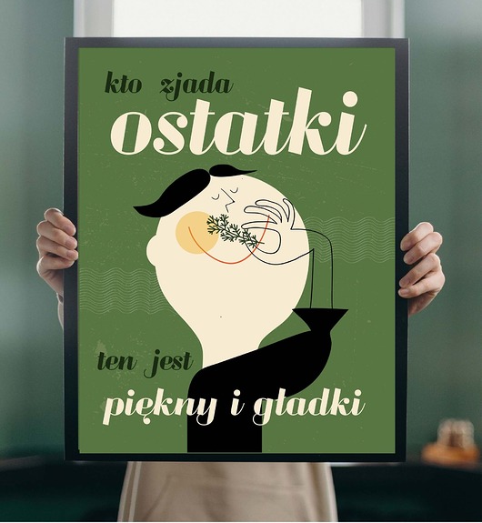 Plakat ostatki 30x40 polkastudio