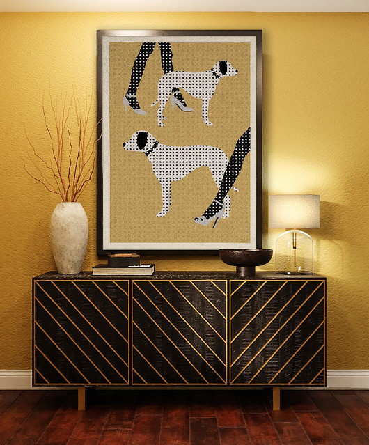 plakaty Dalmatyńczki - plakat 50x70 cm fine art