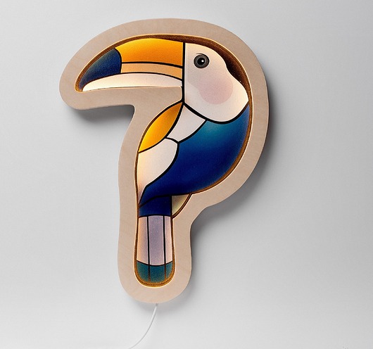 lampy do pokoju dziecka Lampka nocna Unky - Tukan