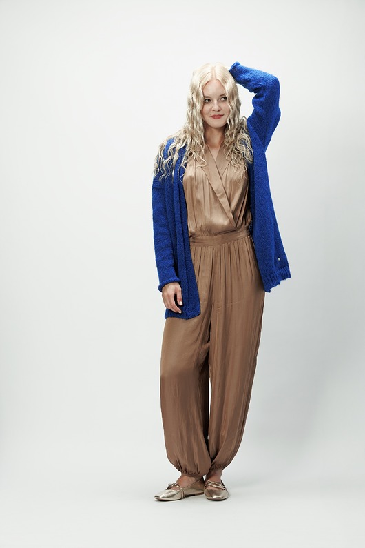 swetry damskie  Alpaka sweter Aurelia - chaber
