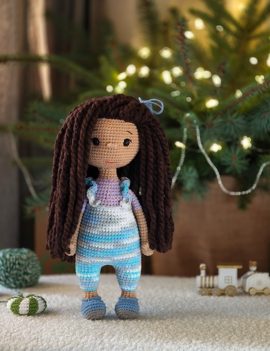 lalki Lalka szydełkowa, Prezent dla dziewczynki, Lalka na prezent