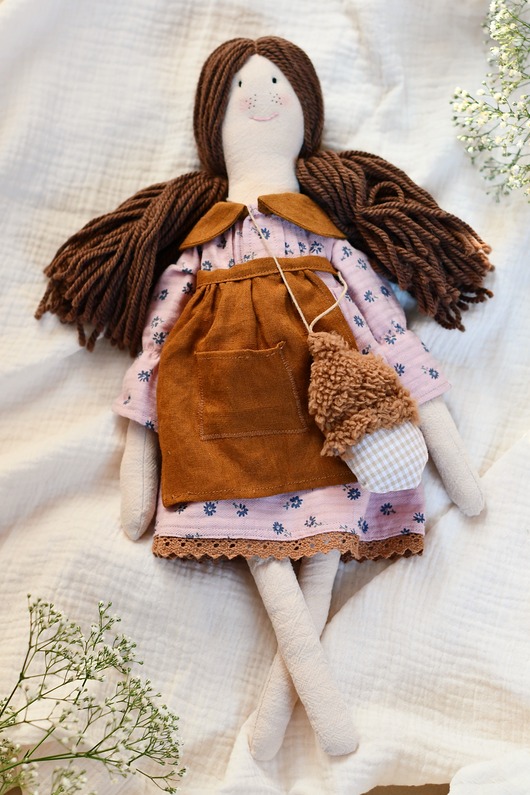 lalki Ręcznie szyta naturalna laleczka