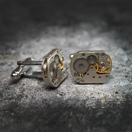 Mankietówki steampunk - Presko Djenka