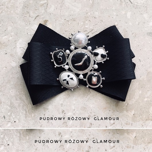 broszki Brosza z Ogromną  dekoracyjną ozdobą Glamour
