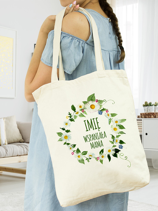 Torba bawełniana dla mamy- Dzień Matki (imię) AllbagAllprints