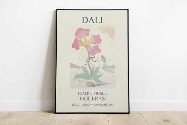 Salvador Dali-Plakat do wystawy Pas De LArt