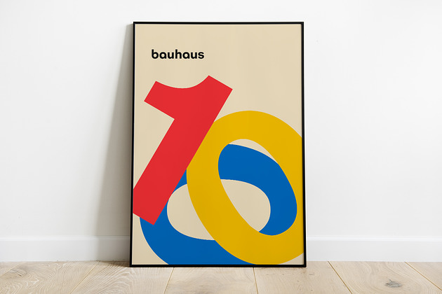 grafiki i ilustracje Bauhaus - plakat wystawowy
