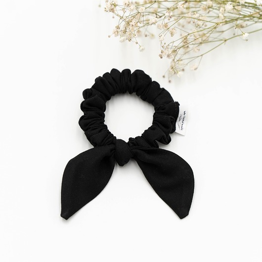 gumki do włosów Scrunchie Slim z ogonkami
