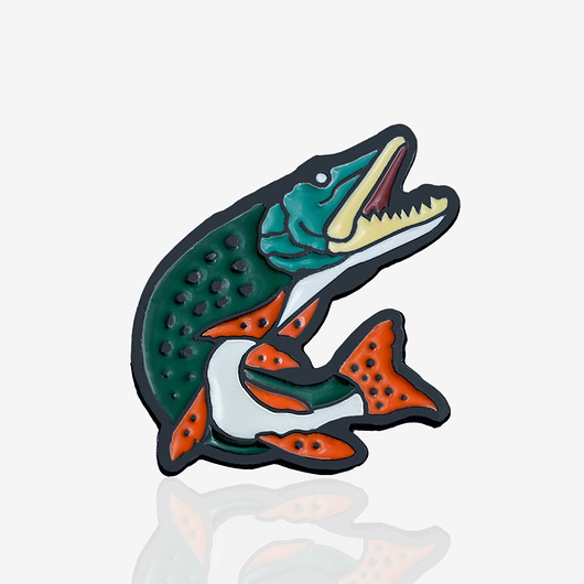 przypinki Pins szczupak "Król Rzek"