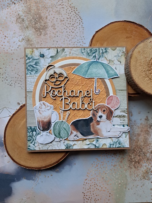 kartki scrapbooking Kartka z okazji Dnia Babci/kartka na Dzień Babci