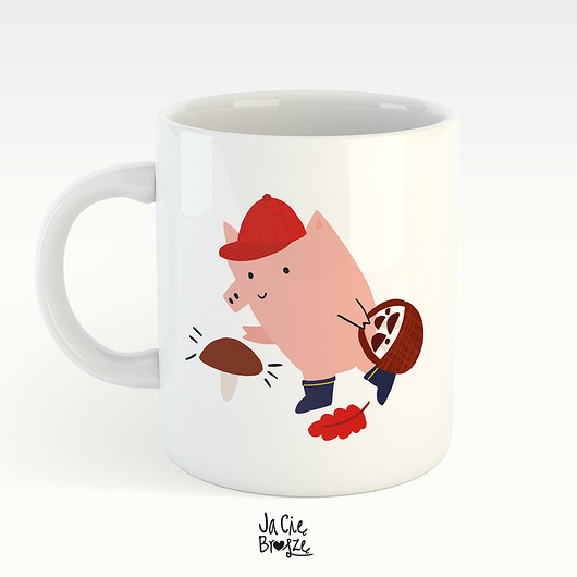 kubki Grzybobranie- kubek 300 ml