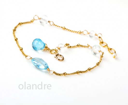 Swiss blue Topaze OLANDRE