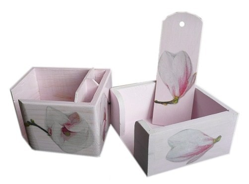 Komplet na biurko MAGNOLIA caramello