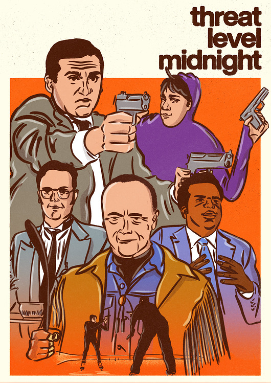 plakaty Threat level midnight x poster