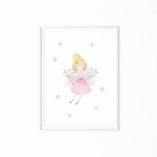 Plakat skandynawski dla dzieci Fairy myscandi