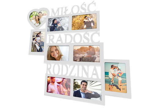 Ramka na zdjęcia Miłość Radość Rodzina amdecor
