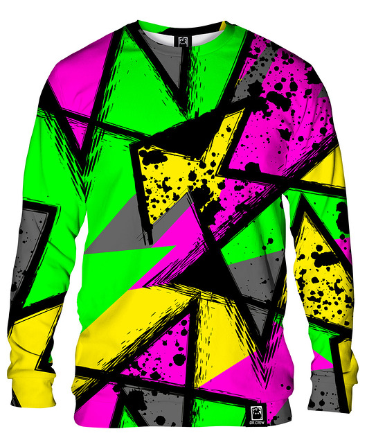 bluzy męskie Bluza Bez Kaptura Męska DR.CROW Abstract G
