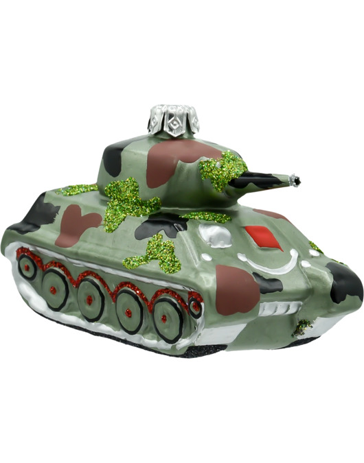 ozdoby choinkowe Bombka choinkowa: Czołg wojskowy mały
