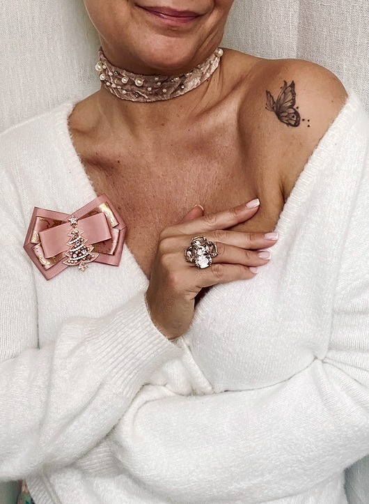 broszki Brosza z Choinką